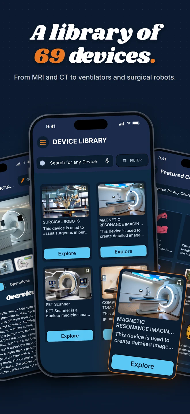 The App on the App Store: a library of 69 devices